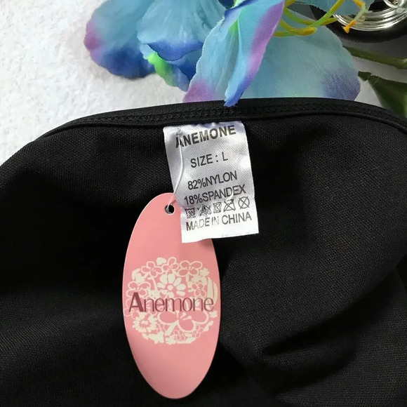 Anemone NWT Black Swim Bottom Women L - Picture 6 of 6